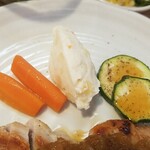 キッチン ブルー グローブ - 備え付け野菜、ポテサラ