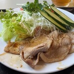 民宿 まるたか - 料理写真:焼肉定食 1000円。