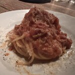 ピッツェリア カンテラ - トマトソースのパスタ