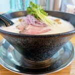 鶏泡そば 草戸ベース - 