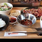 Yakiniku Rafuto - ハラミ定食　1,280円