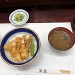 Tenshou - ランチ天丼1500円