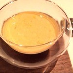 オマージュ - 2013.11.  ポルチーニ茸のムース スダチのジュレ