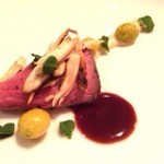 オマージュ - 2013.11.  蝦夷鹿腿肉 韓国産松茸