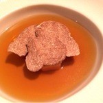 オマージュ - 2013.11.  和歌山県産ウリ坊のコンソメ