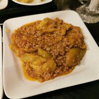 味の中華 羽衣 銀座本店 - 茄子とひき肉のうま煮