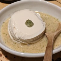 神楽坂 てっぱんや - 山掛けのおぼろ豆腐