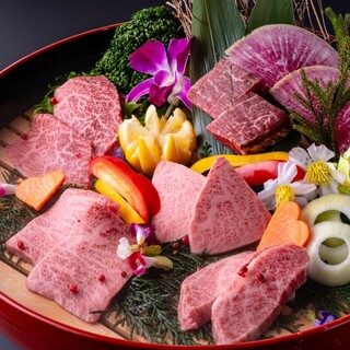 Carefully selected "Kuroge Wagyu beef" directly managed by a meat wholesaler