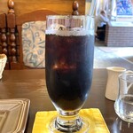 レトロカフェ 異人館 - アイスコーヒーのアップ