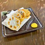 Fried lotus root scissors