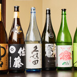 Yakitori Tokoro Shimamoto - 日本酒、うめ酒、焼酎集合