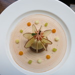 りんごのクリスタル　真上から