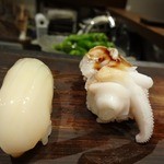 伊藤家のつぼ STAND SUSHI BAR - 烏賊、ゲソ