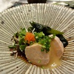 伊藤家のつぼ STAND SUSHI BAR - アンキモの酢味噌がけ