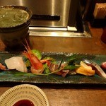 伊藤家のつぼ STAND SUSHI BAR - お造り7種
