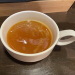 Toukyou Kare Bucchi Supaisu Kakeru Sake - ピリ辛オイスタースープ　とても美味しかった！