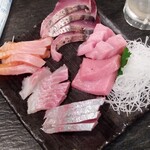 Gotan - 市場直送鮮魚のお刺身 五種盛り合わせ