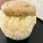 こひる庵 - 味見氷はほうじ茶きなこクリーム