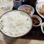 満月食堂 - 御飯大盛+50円です…。