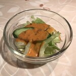Sam Bi Ki No Kobuta - ランチ　炭火焼きハンバーグセットのサラダ