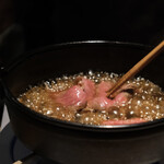 神楽坂 囲炉裏 肉よろず - 特上すき焼き