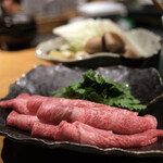 神楽坂 囲炉裏 肉よろず - 特上すき焼き