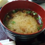 シティホテル池田 - ナメコの味噌汁