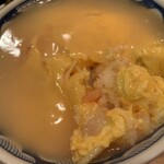 新川大勝軒飯店 - カニ玉子丼なんだけど　海老ゴロゴロ！