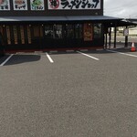 Tsubaki Ra-Men Shoppu - 北側駐車場からパチリ