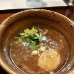 ベジポタつけ麺えん寺 - ベジポタ味玉入つけ麺(大盛)