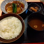 Irokawa - 鯖味噌煮定食 1,100円(税込)(2023年11月2日撮影)