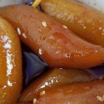 ホシギ２羽チキン - トッポギと唐辛子ソース。