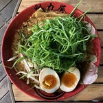 ラーメン魁力屋 - ・京都漆黒醤油 味玉ラーメン 990円/税込
            ・九条ねぎ 198円/税込