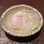 天ぷら たけうち - 朝締めイシガキダイ