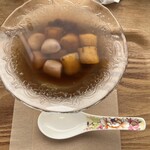 台湾cafe茶韻 - お芋のお団子のお汁粉