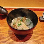 おりはら - なんとか茸のスープ