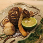 くろぎ - 松茸焼き