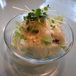 バウワウ - ランチセットのサラダ　2013/11撮影