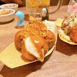 Gindako Haiboru Sakaba - たこ焼き(海老の濃厚トマトクリーム)
      酒場限定メニューですぅ～