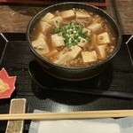 Sobasakedokoro Masanoya - あんかけ肉豆腐そば（1,000円）