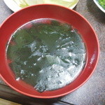 トミホルモン - ビビンバやきめし（スープ）