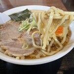 麺屋○文 - にぼしDX極太麺しょうゆ味