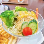 ポンポン キッチン&カフェ - お野菜もたっぷりなのが嬉しいですよ