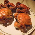 上海蟹（オス７０００円Ｘ２、メス６５００円Ｘ２）