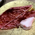 焼肉かなう - 10秒肉ザブトン〜すき焼風〜