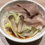 焼肉かなう - ミスジと野菜の蒸籠蒸し