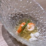 焼肉かなう - 車海老　和風ジュレ