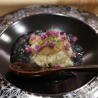 鮨 大門 - ベニズワイガニと花穂紫蘇