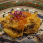 美会 - 黒アワビ 黄にらオムレツ いくら モーリーぐるな