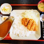 Tonchin kan - かつカレー定食（1,300円）